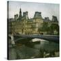 Paris City Hall and the River Seine, Paris (IVth Arrondissement), Circa 1895-Leon, Levy et Fils-Stretched Canvas