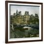 Paris City Hall and the River Seine, Paris (IVth Arrondissement), Circa 1895-Leon, Levy et Fils-Framed Photographic Print