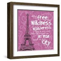 Paris City-Lauren Gibbons-Framed Art Print