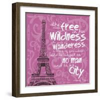 Paris City-Lauren Gibbons-Framed Art Print