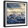 Paris Cityscape Taken from Montmartre-dellm60-Framed Premium Giclee Print