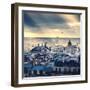 Paris Cityscape Taken from Montmartre-dellm60-Framed Art Print