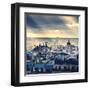 Paris Cityscape Taken from Montmartre-dellm60-Framed Art Print