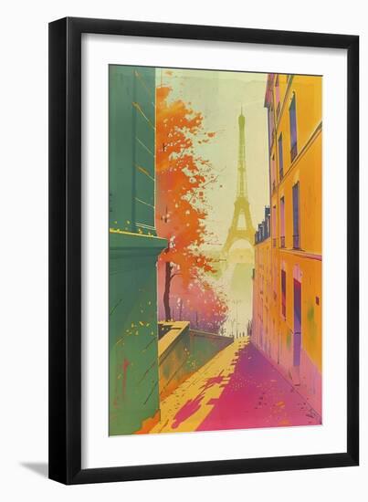 Paris Colors III-Sasha-Framed Giclee Print