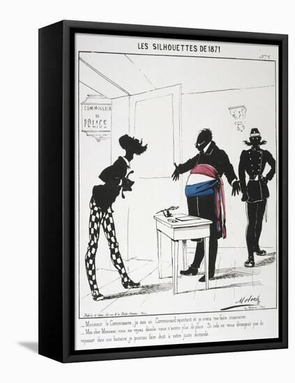 Paris Commune, 1871-Moloch-Framed Stretched Canvas