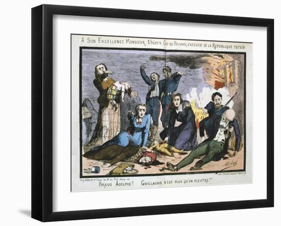 Paris Commune, 1871-null-Framed Giclee Print