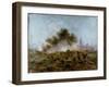 Paris Commune: Assault on a Cemetery by Regular Troops and Capture of the Barricades in May 1871, 1-Gustave Clarence Rodolphe Boulanger-Framed Giclee Print