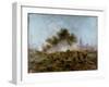 Paris Commune: Assault on a Cemetery by Regular Troops and Capture of the Barricades in May 1871, 1-Gustave Clarence Rodolphe Boulanger-Framed Giclee Print