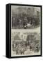 Paris Commune-null-Framed Stretched Canvas