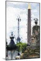 Paris Concorde II - In the Style of Oil Painting-Philippe Hugonnard-Mounted Giclee Print