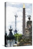 Paris Concorde II - In the Style of Oil Painting-Philippe Hugonnard-Stretched Canvas