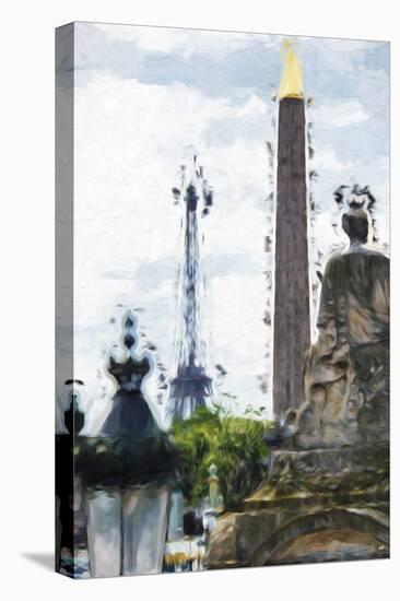 Paris Concorde II - In the Style of Oil Painting-Philippe Hugonnard-Stretched Canvas