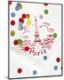 Paris Confettis-Danielle Coquille-Mounted Art Print