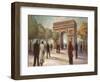 Paris Crowds-Marc Taylor-Framed Art Print