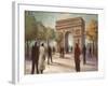 Paris Crowds-Marc Taylor-Framed Art Print