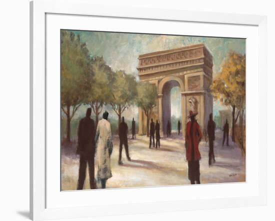 Paris Crowds-Marc Taylor-Framed Art Print