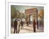 Paris Crowds-Marc Taylor-Framed Art Print