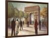 Paris Crowds-Marc Taylor-Framed Art Print