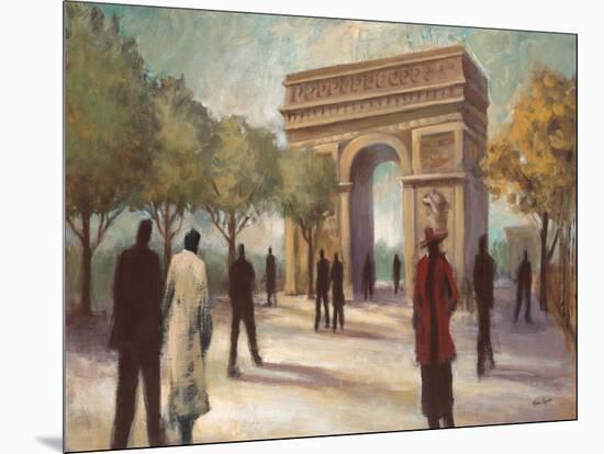 Paris Crowds-Marc Taylor-Mounted Art Print