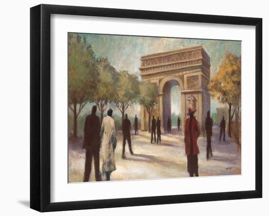 Paris Crowds-Marc Taylor-Framed Art Print