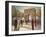 Paris Crowds-Marc Taylor-Framed Art Print