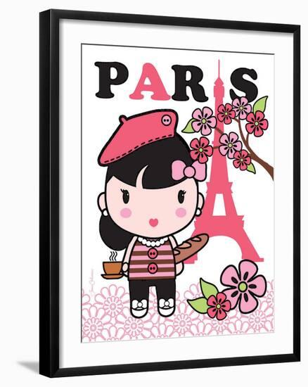 Paris Cutie-Joan Coleman-Framed Art Print