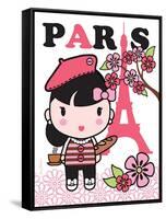 Paris Cutie-Joan Coleman-Framed Stretched Canvas