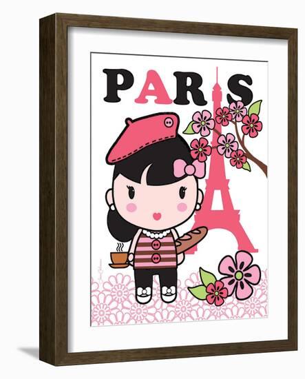 Paris Cutie-Joan Coleman-Framed Art Print