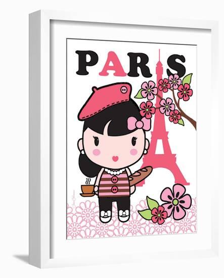 Paris Cutie-Joan Coleman-Framed Art Print
