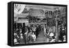 Paris Dance Hall 1898-null-Framed Stretched Canvas