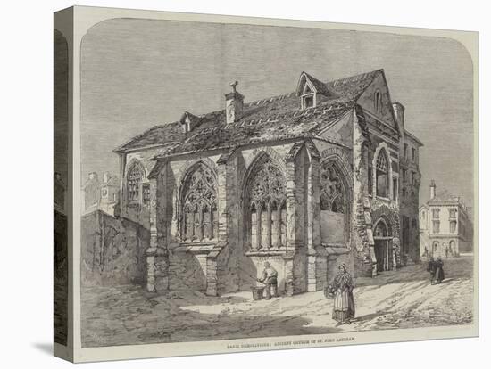 Paris Demolitions, Ancient Church of St John Lateran-Richard Principal Leitch-Stretched Canvas