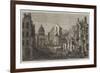 Paris Demolitions, Removal of a Portion of the Quartier Latin-Felix Thorigny-Framed Giclee Print