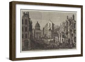 Paris Demolitions, Removal of a Portion of the Quartier Latin-Felix Thorigny-Framed Giclee Print