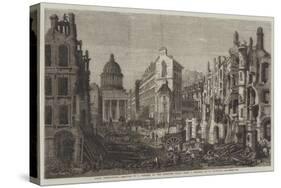 Paris Demolitions, Removal of a Portion of the Quartier Latin-Felix Thorigny-Stretched Canvas