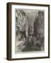 Paris Demolitions, the Rue De La Montagne Sainte Genevieve-null-Framed Giclee Print