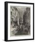 Paris Demolitions, the Rue De La Montagne Sainte Genevieve-null-Framed Giclee Print