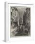 Paris Demolitions, the Rue De La Montagne Sainte Genevieve-null-Framed Giclee Print