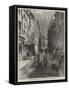 Paris Demolitions, the Rue De La Montagne Sainte Genevieve-null-Framed Stretched Canvas