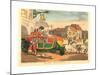 Paris Diligence, Probably 1810, Hand-Colored Etching, Rosenwald Collection-Thomas Rowlandson-Mounted Giclee Print