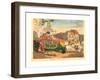 Paris Diligence, Probably 1810, Hand-Colored Etching, Rosenwald Collection-Thomas Rowlandson-Framed Giclee Print