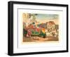 Paris Diligence, Probably 1810, Hand-Colored Etching, Rosenwald Collection-Thomas Rowlandson-Framed Giclee Print