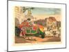 Paris Diligence, Probably 1810, Hand-Colored Etching, Rosenwald Collection-Thomas Rowlandson-Mounted Giclee Print