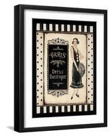 Paris Dress Boutique-Kimberly Poloson-Framed Art Print