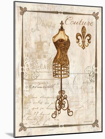 Paris Dress Form-Gregory Gorham-Mounted Art Print
