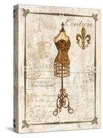 Paris Dress Form-Gregory Gorham-Stretched Canvas