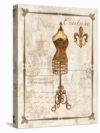 Paris Dress Form-Gregory Gorham-Stretched Canvas