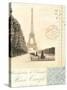 Paris Early Dawn-Cristin Atria-Stretched Canvas