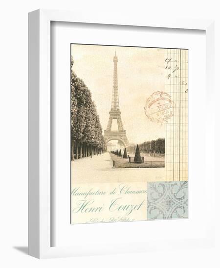 Paris Early Dawn-Cristin Atria-Framed Art Print