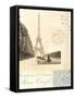 Paris Early Dawn-Cristin Atria-Framed Stretched Canvas