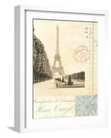 Paris Early Dawn-Cristin Atria-Framed Art Print